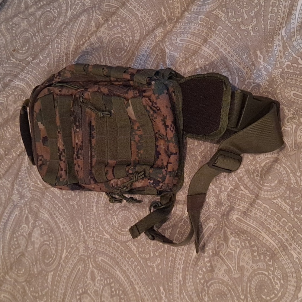 small utility shoulder pack